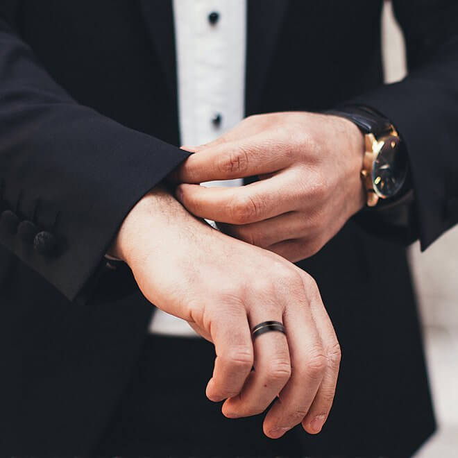THE HARBOR men's wedding band